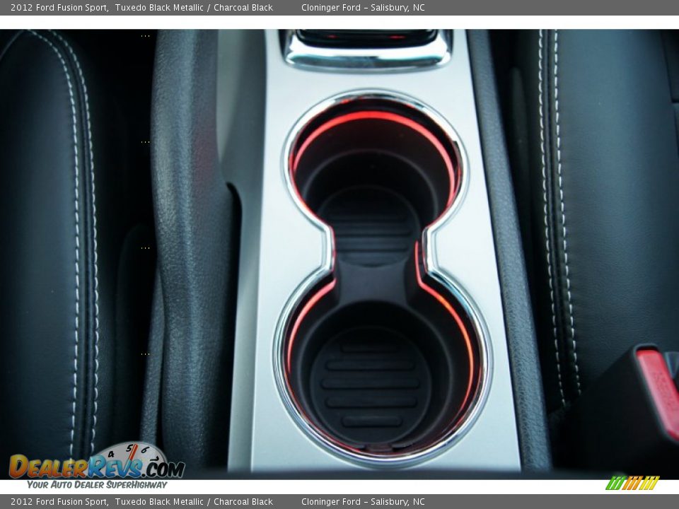 2012 Ford Fusion Sport Tuxedo Black Metallic / Charcoal Black Photo #32