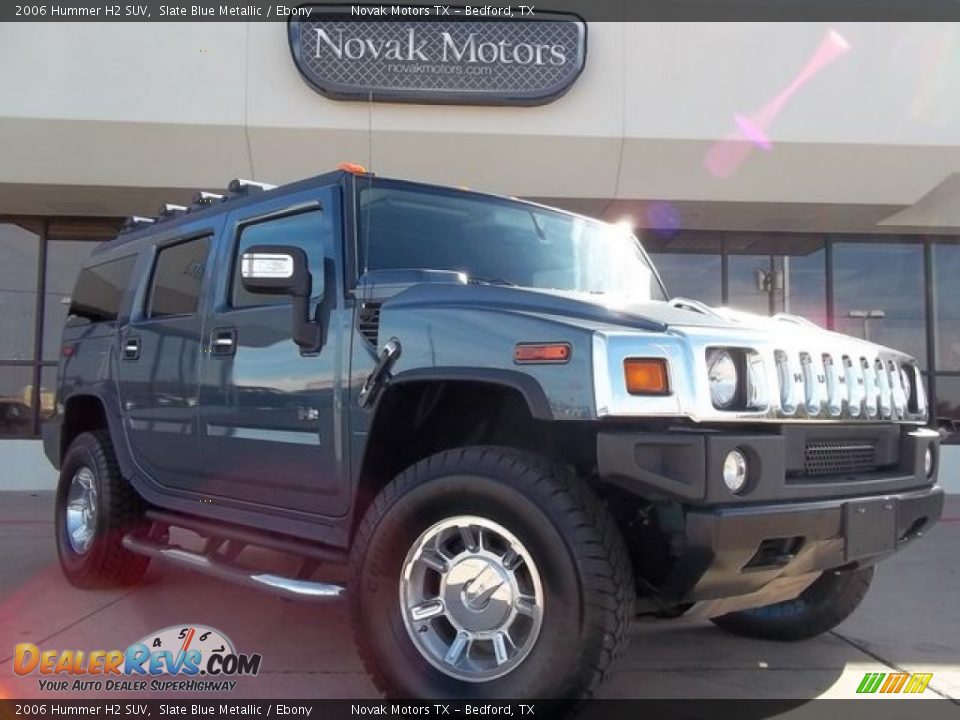 2006 Hummer H2 SUV Slate Blue Metallic / Ebony Photo #1