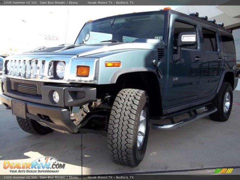2006 Hummer H2 SUV Slate Blue Metallic / Ebony Photo #3