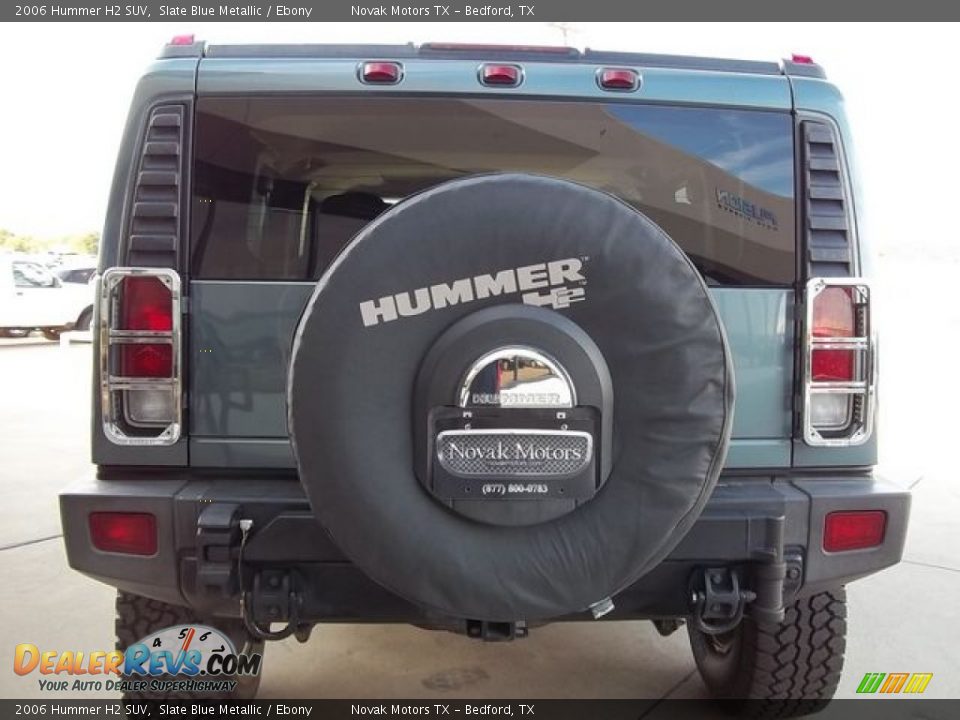 2006 Hummer H2 SUV Slate Blue Metallic / Ebony Photo #6