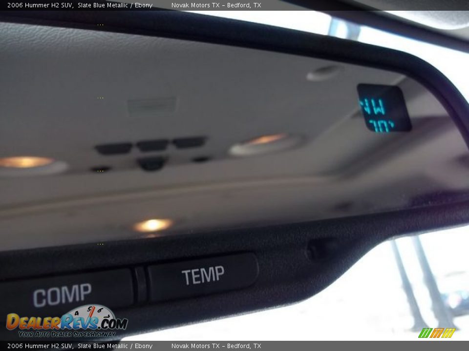 2006 Hummer H2 SUV Slate Blue Metallic / Ebony Photo #23