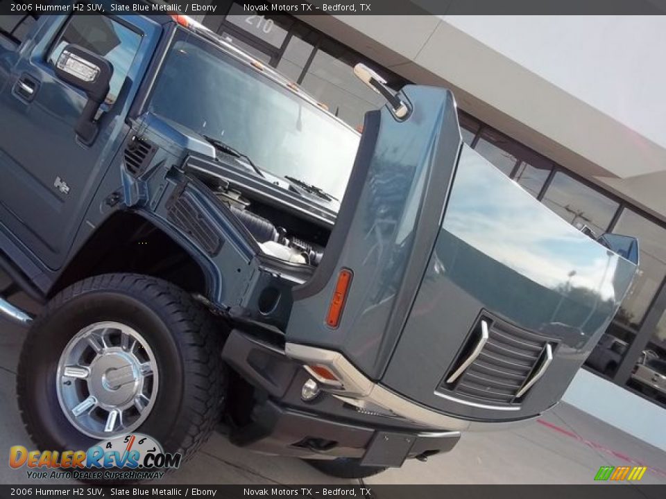 2006 Hummer H2 SUV Slate Blue Metallic / Ebony Photo #24