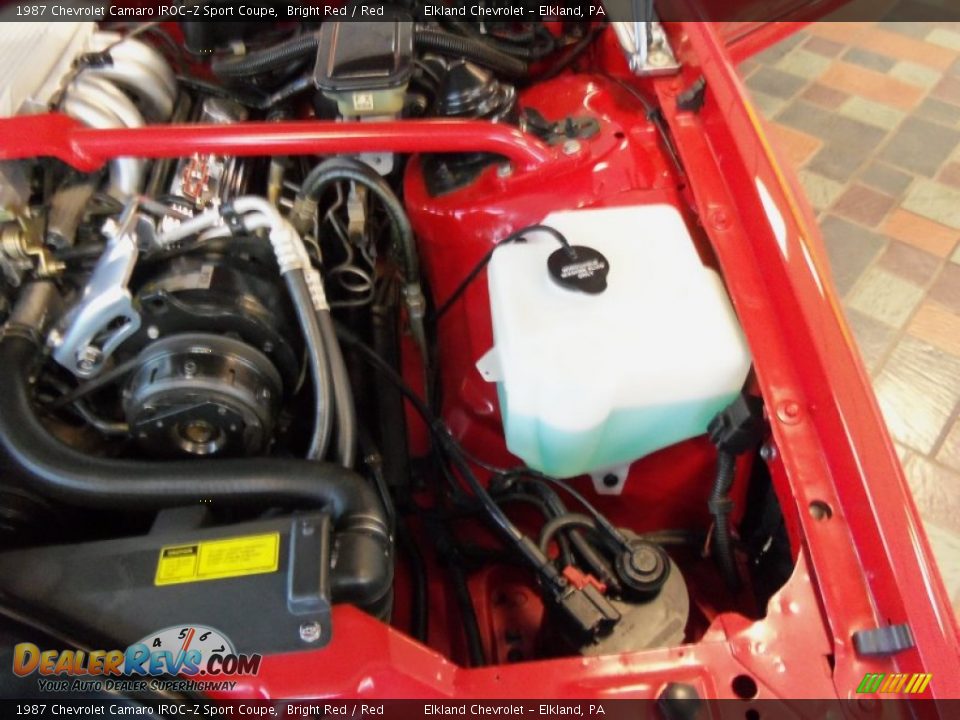 1987 Chevrolet Camaro IROC-Z Sport Coupe Bright Red / Red Photo #13