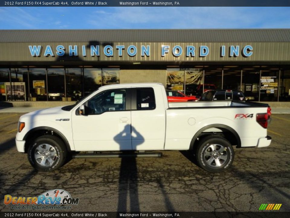 2012 Ford F150 FX4 SuperCab 4x4 Oxford White / Black Photo #1