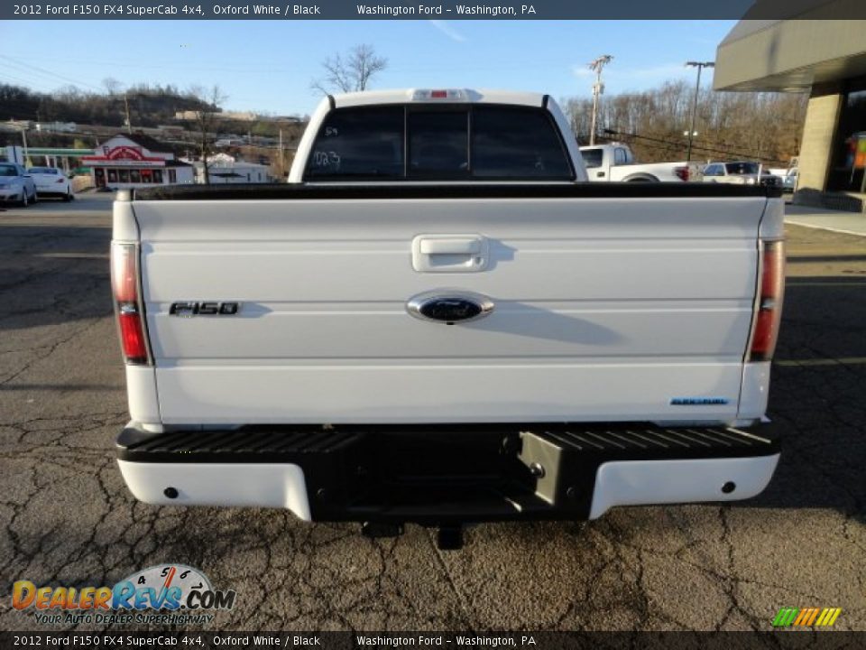 2012 Ford F150 FX4 SuperCab 4x4 Oxford White / Black Photo #3