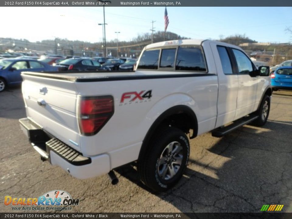 2012 Ford F150 FX4 SuperCab 4x4 Oxford White / Black Photo #4
