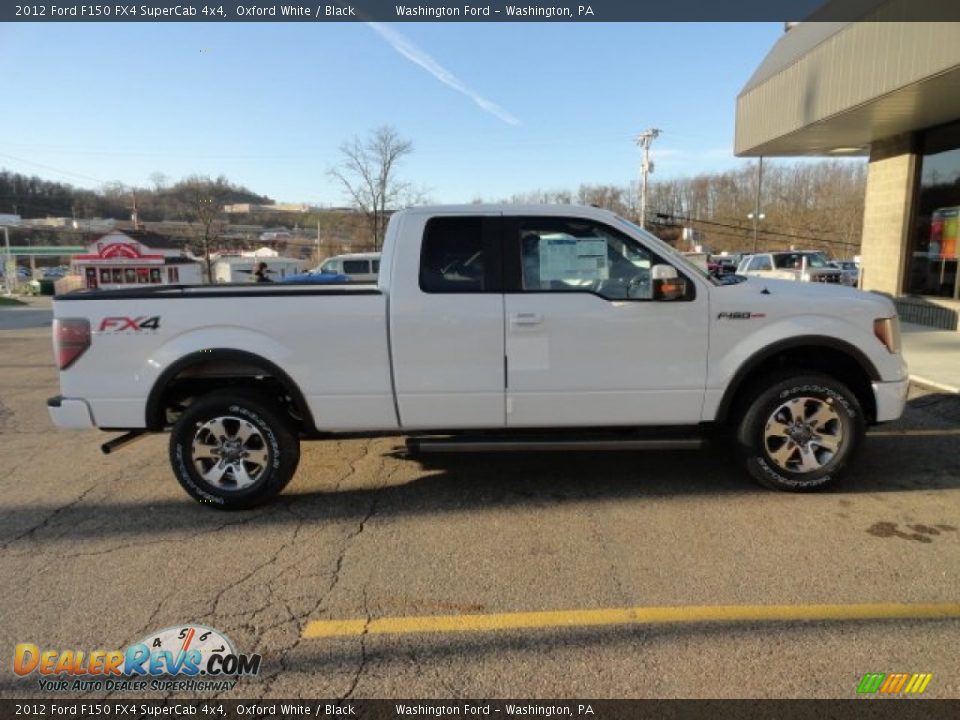 2012 Ford F150 FX4 SuperCab 4x4 Oxford White / Black Photo #5