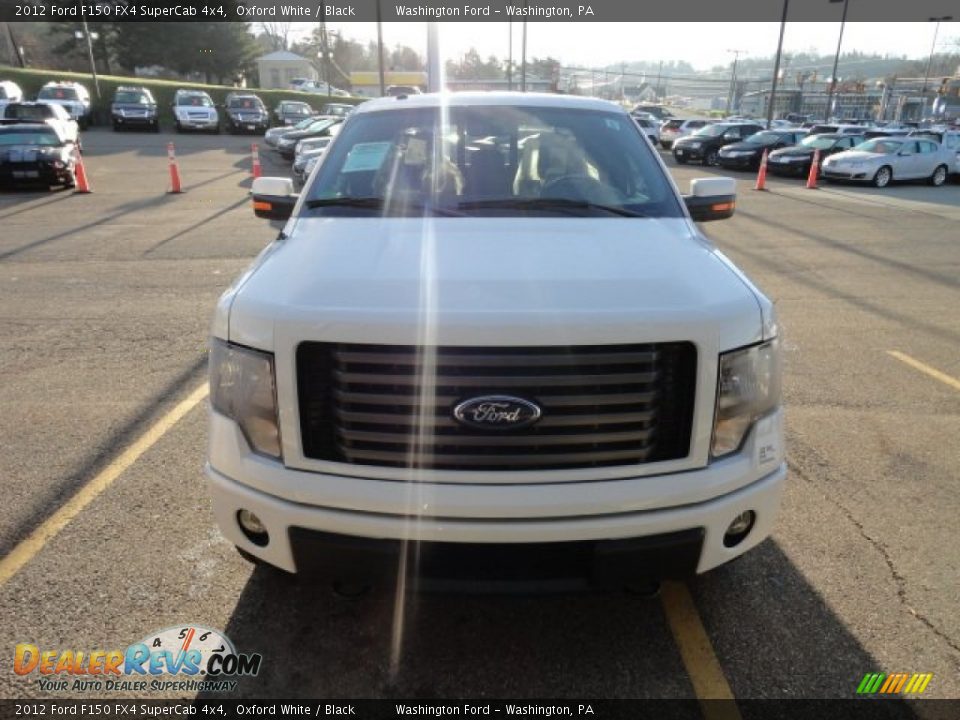 2012 Ford F150 FX4 SuperCab 4x4 Oxford White / Black Photo #7