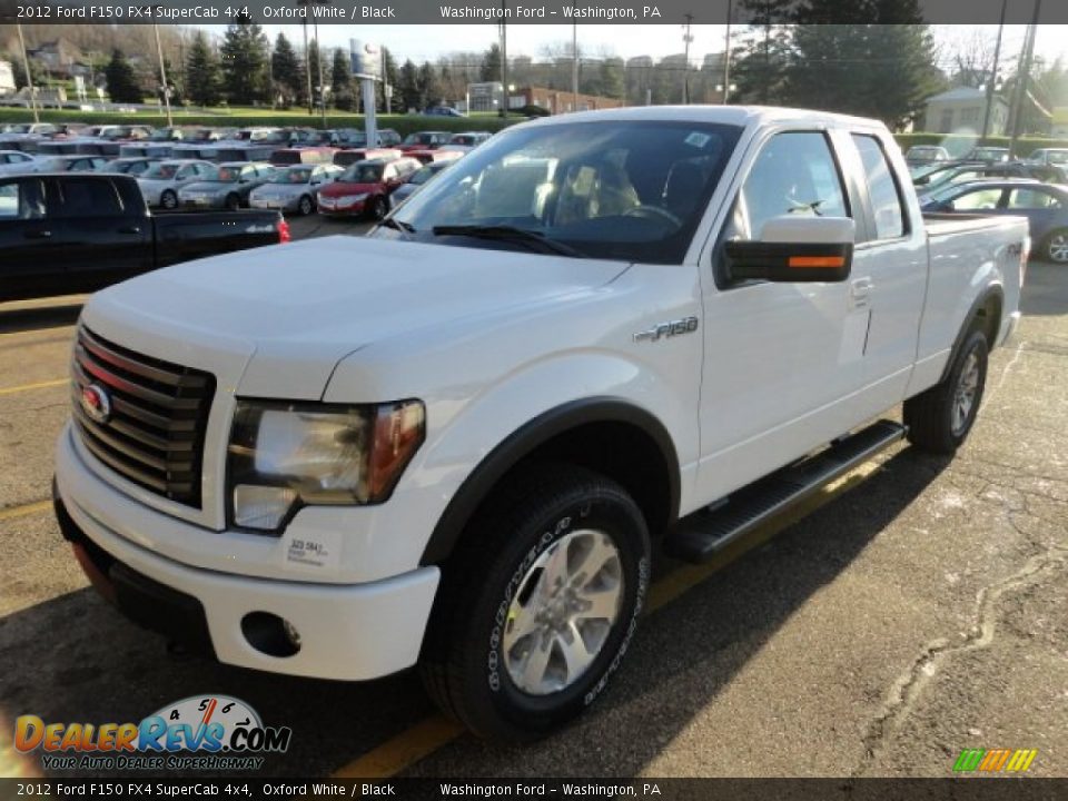 2012 Ford F150 FX4 SuperCab 4x4 Oxford White / Black Photo #8