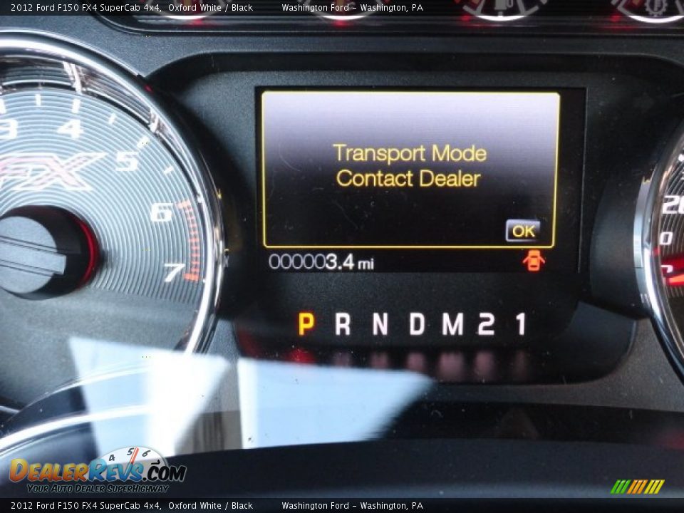 2012 Ford F150 FX4 SuperCab 4x4 Oxford White / Black Photo #20