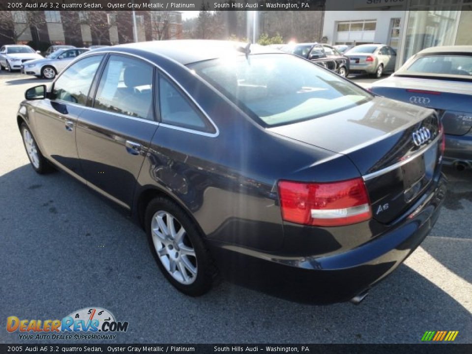 2005 Audi A6 3.2 quattro Sedan Oyster Gray Metallic / Platinum Photo #3