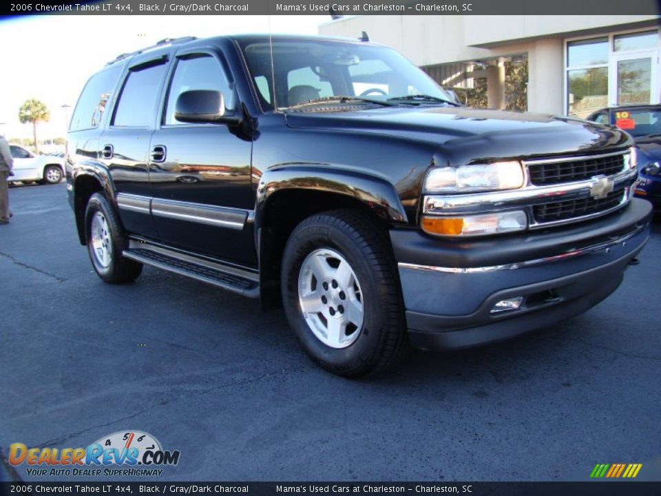 2006 Chevrolet Tahoe LT 4x4 Black / Gray/Dark Charcoal Photo #2