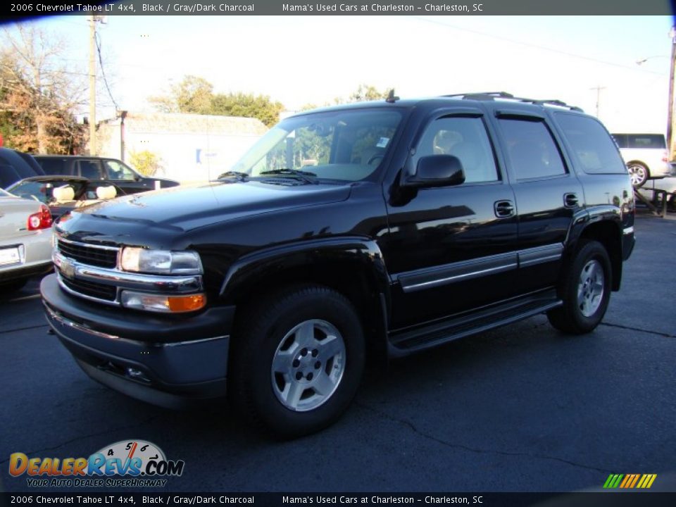 2006 Chevrolet Tahoe LT 4x4 Black / Gray/Dark Charcoal Photo #4