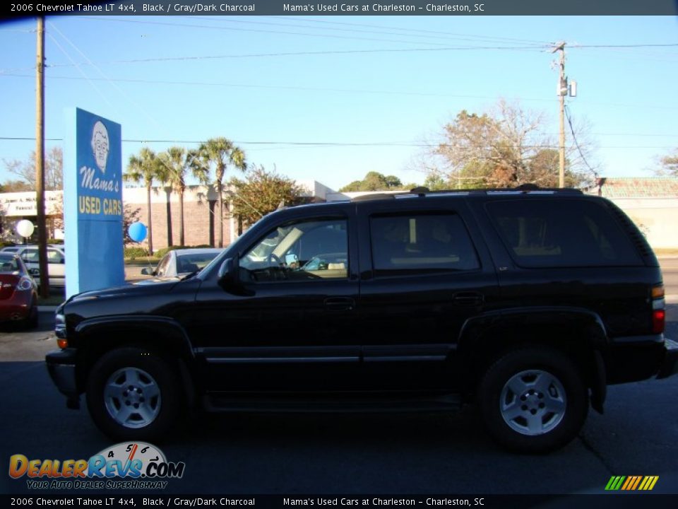 2006 Chevrolet Tahoe LT 4x4 Black / Gray/Dark Charcoal Photo #5