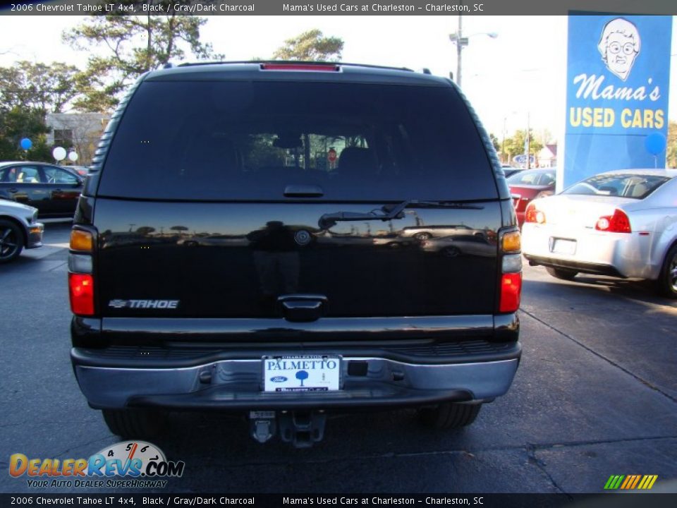 2006 Chevrolet Tahoe LT 4x4 Black / Gray/Dark Charcoal Photo #7