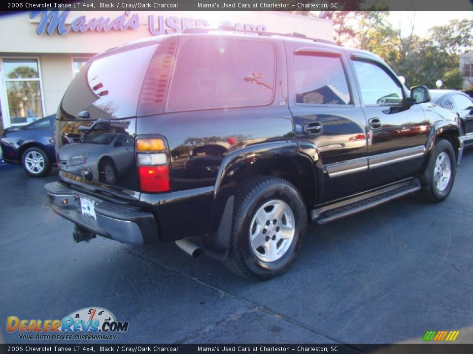 2006 Chevrolet Tahoe LT 4x4 Black / Gray/Dark Charcoal Photo #8