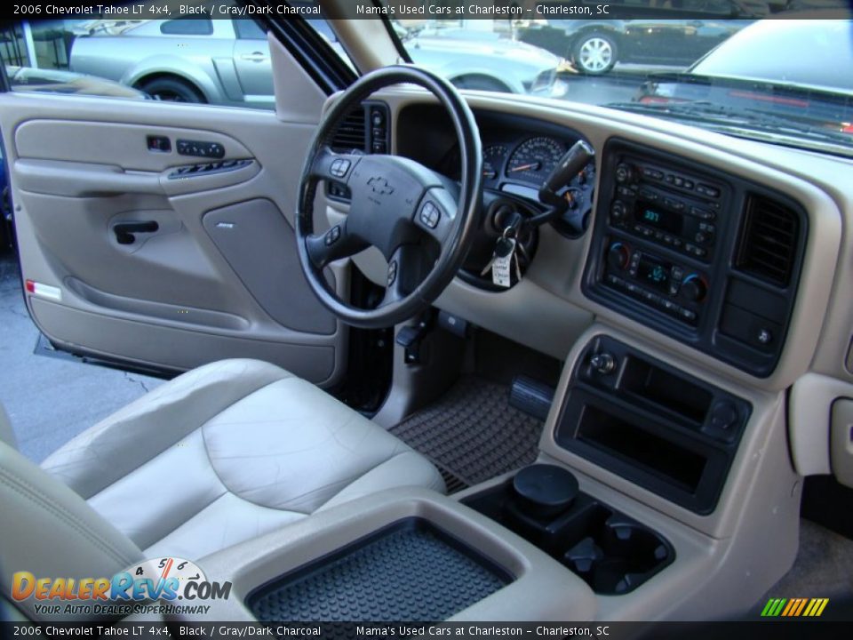 2006 Chevrolet Tahoe LT 4x4 Black / Gray/Dark Charcoal Photo #20