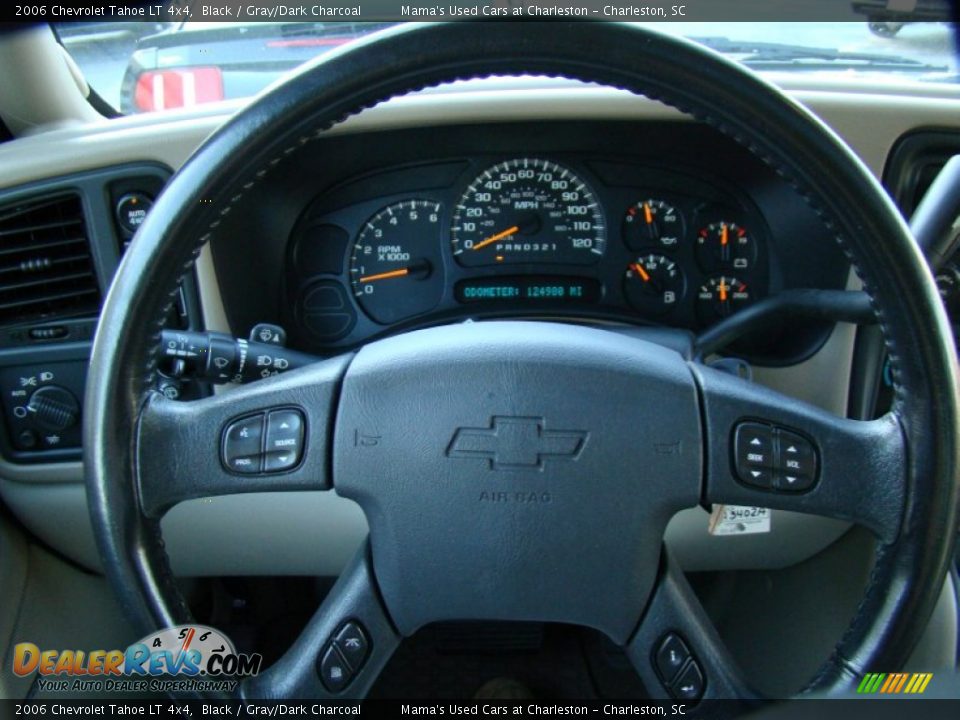 2006 Chevrolet Tahoe LT 4x4 Black / Gray/Dark Charcoal Photo #25