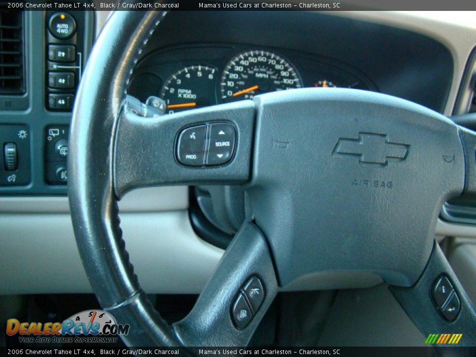 2006 Chevrolet Tahoe LT 4x4 Black / Gray/Dark Charcoal Photo #28