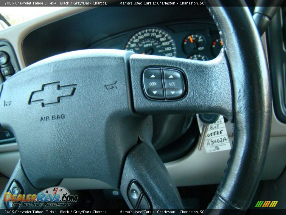 2006 Chevrolet Tahoe LT 4x4 Black / Gray/Dark Charcoal Photo #29