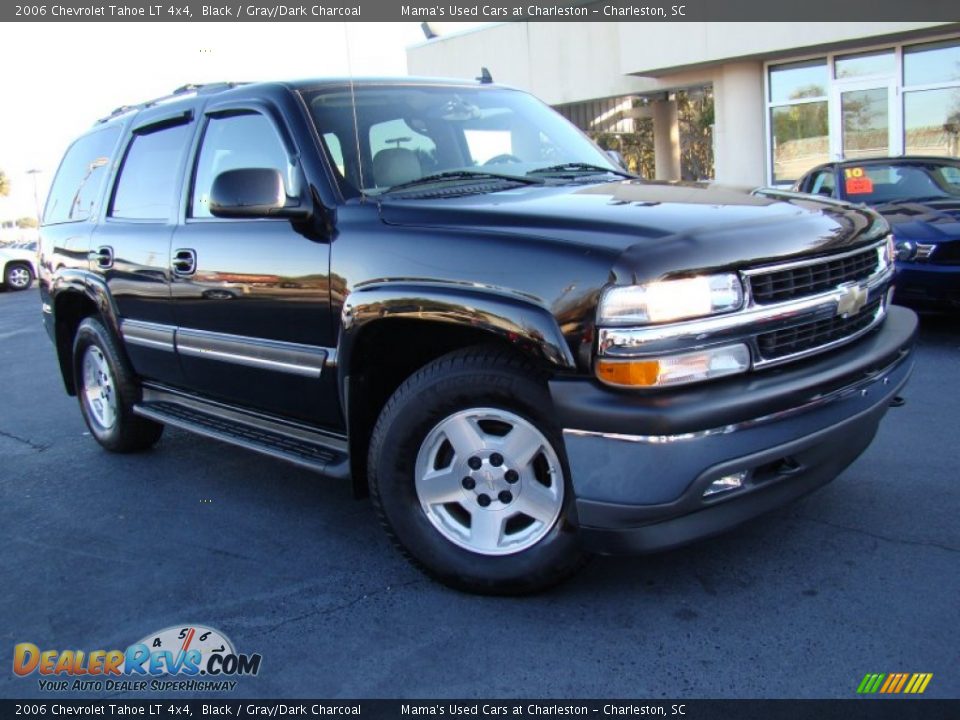 2006 Chevrolet Tahoe LT 4x4 Black / Gray/Dark Charcoal Photo #35