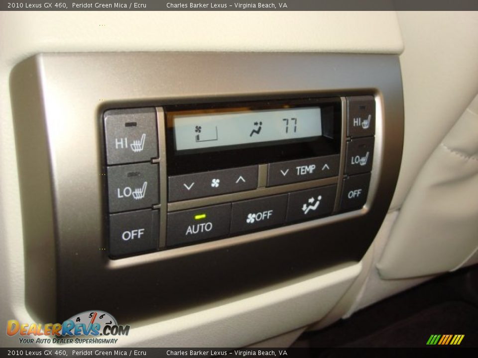 2010 Lexus GX 460 Peridot Green Mica / Ecru Photo #10