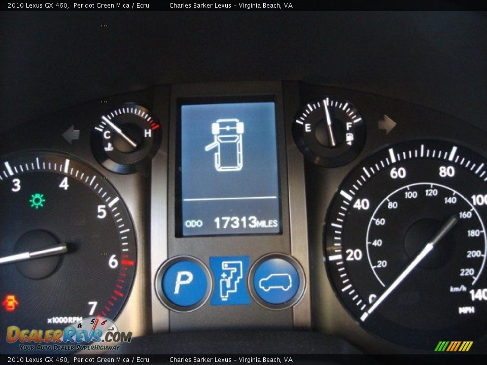 2010 Lexus GX 460 Peridot Green Mica / Ecru Photo #18