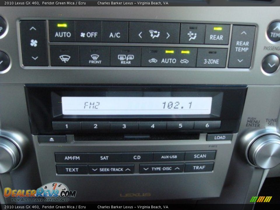 2010 Lexus GX 460 Peridot Green Mica / Ecru Photo #21