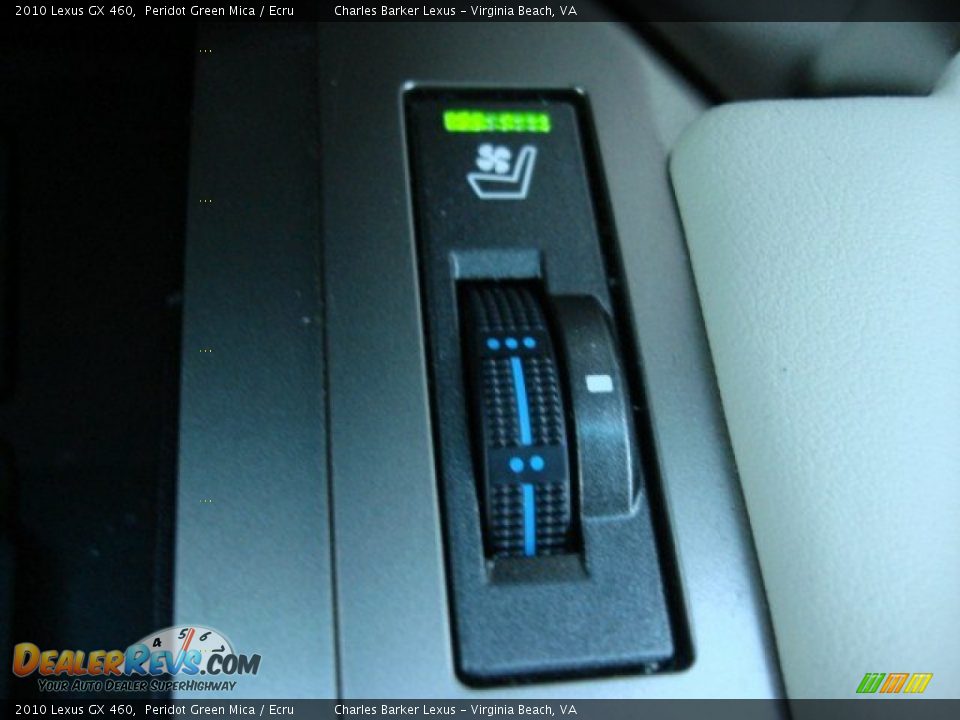 2010 Lexus GX 460 Peridot Green Mica / Ecru Photo #23