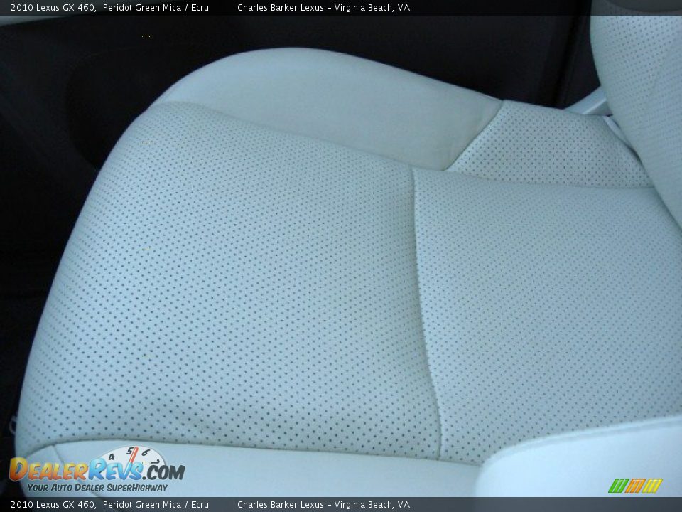 2010 Lexus GX 460 Peridot Green Mica / Ecru Photo #24
