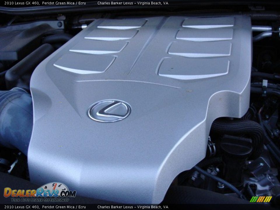 2010 Lexus GX 460 Peridot Green Mica / Ecru Photo #31