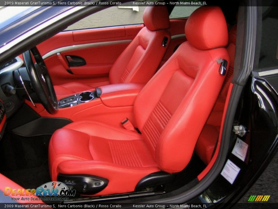 Rosso Corallo Interior - 2009 Maserati GranTurismo S Photo #14