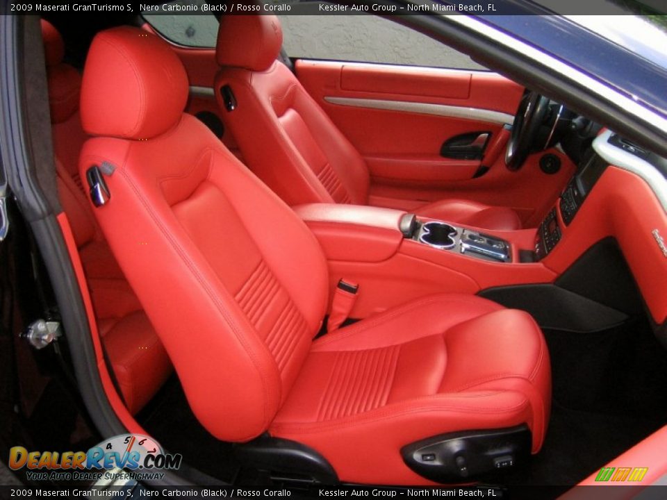 Rosso Corallo Interior - 2009 Maserati GranTurismo S Photo #17