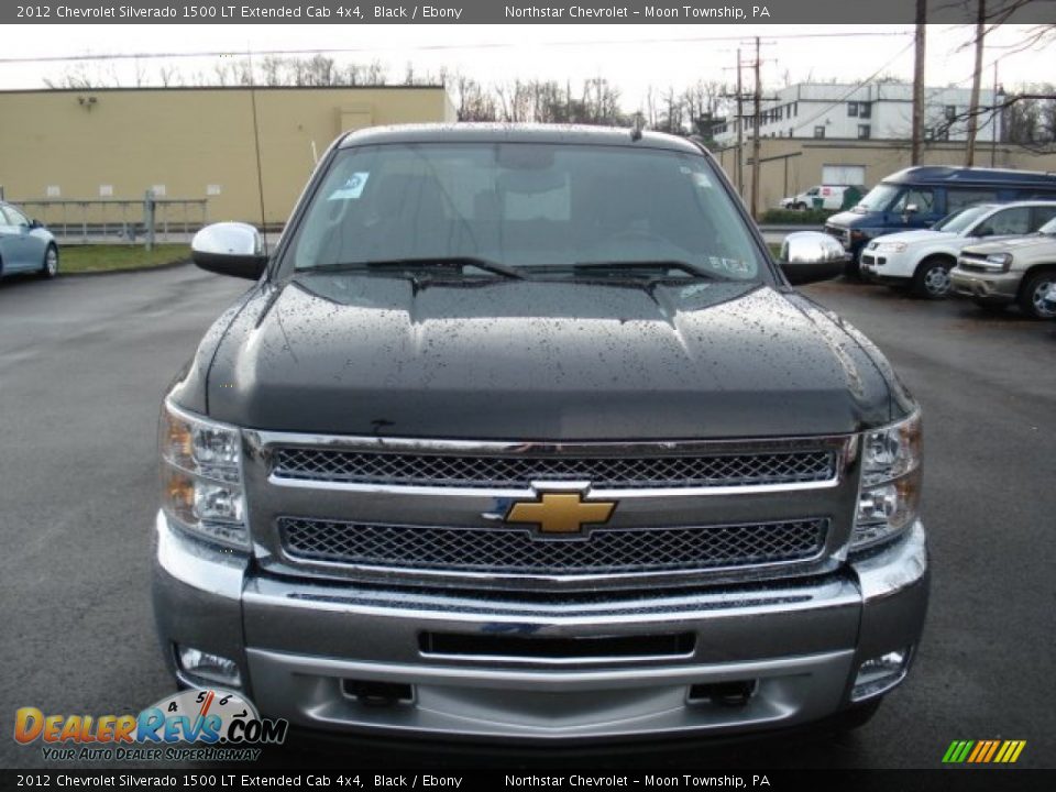 2012 Chevrolet Silverado 1500 LT Extended Cab 4x4 Black / Ebony Photo #3