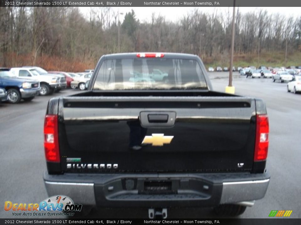 2012 Chevrolet Silverado 1500 LT Extended Cab 4x4 Black / Ebony Photo #7