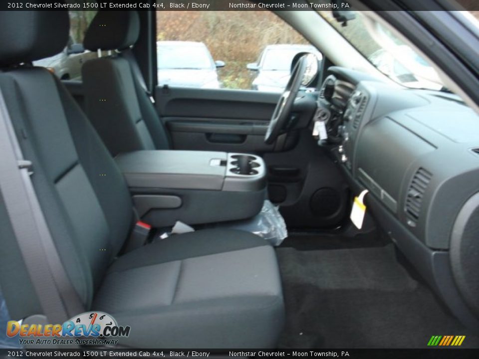 2012 Chevrolet Silverado 1500 LT Extended Cab 4x4 Black / Ebony Photo #16