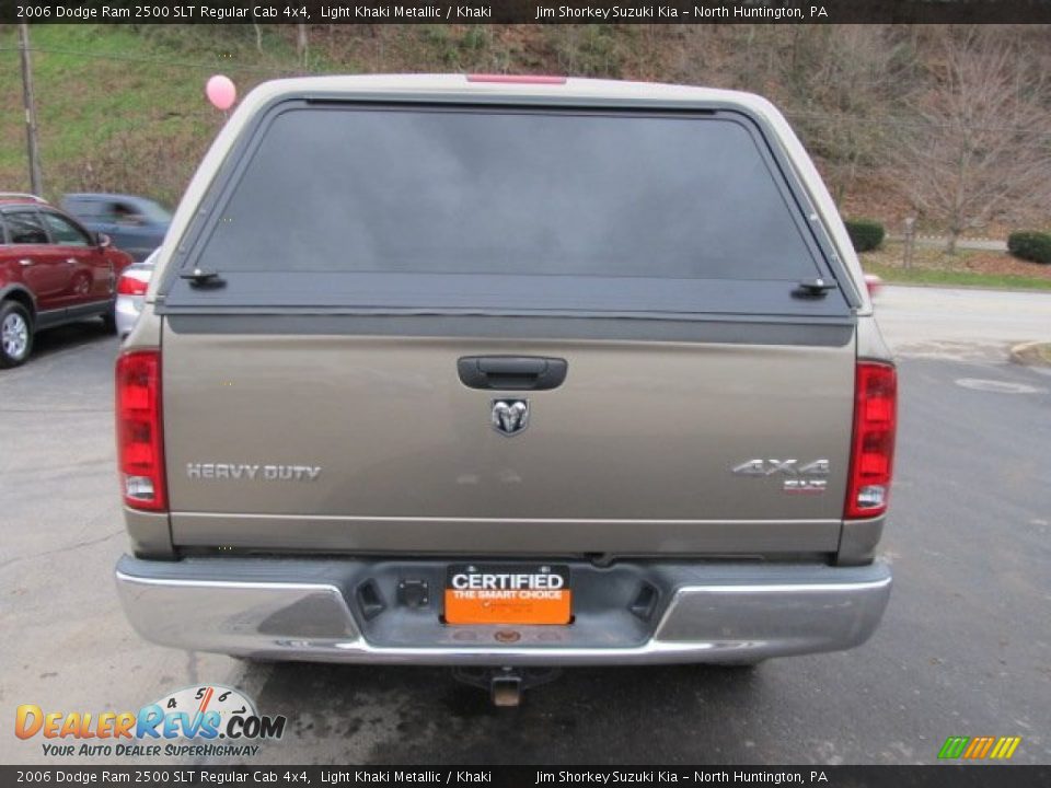 2006 Dodge Ram 2500 SLT Regular Cab 4x4 Light Khaki Metallic / Khaki Photo #4