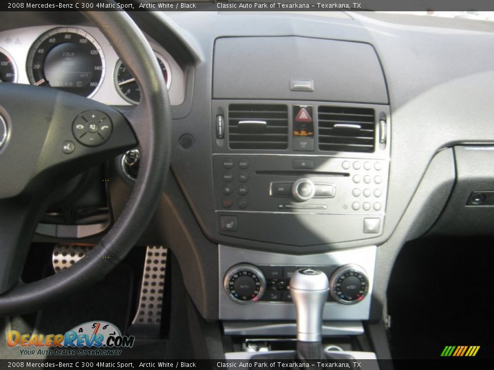 2008 Mercedes-Benz C 300 4Matic Sport Arctic White / Black Photo #9