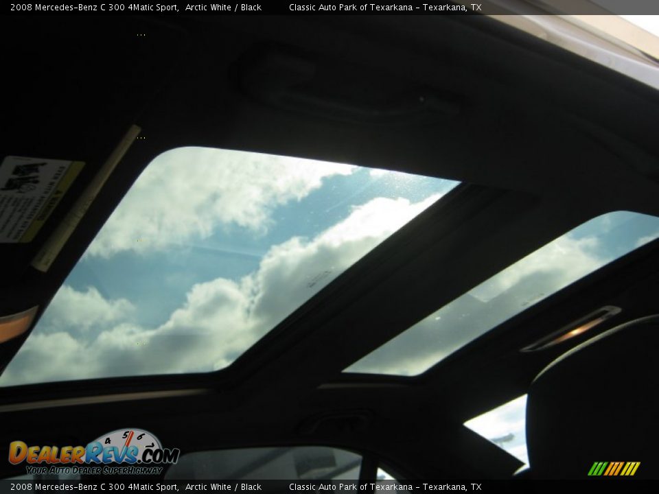 2008 Mercedes-Benz C 300 4Matic Sport Arctic White / Black Photo #12