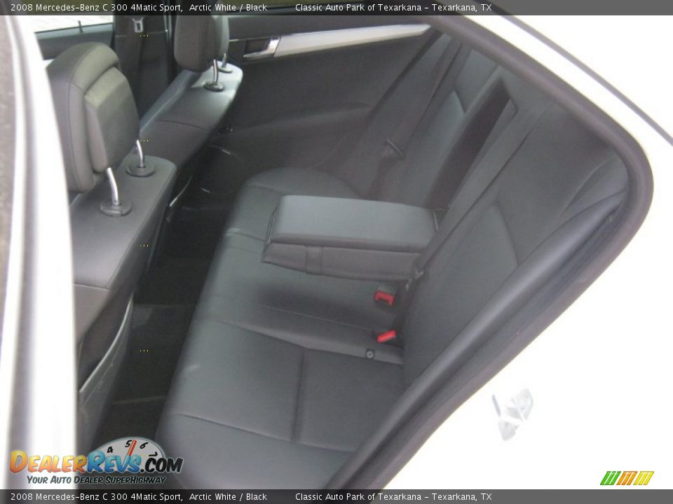 2008 Mercedes-Benz C 300 4Matic Sport Arctic White / Black Photo #15