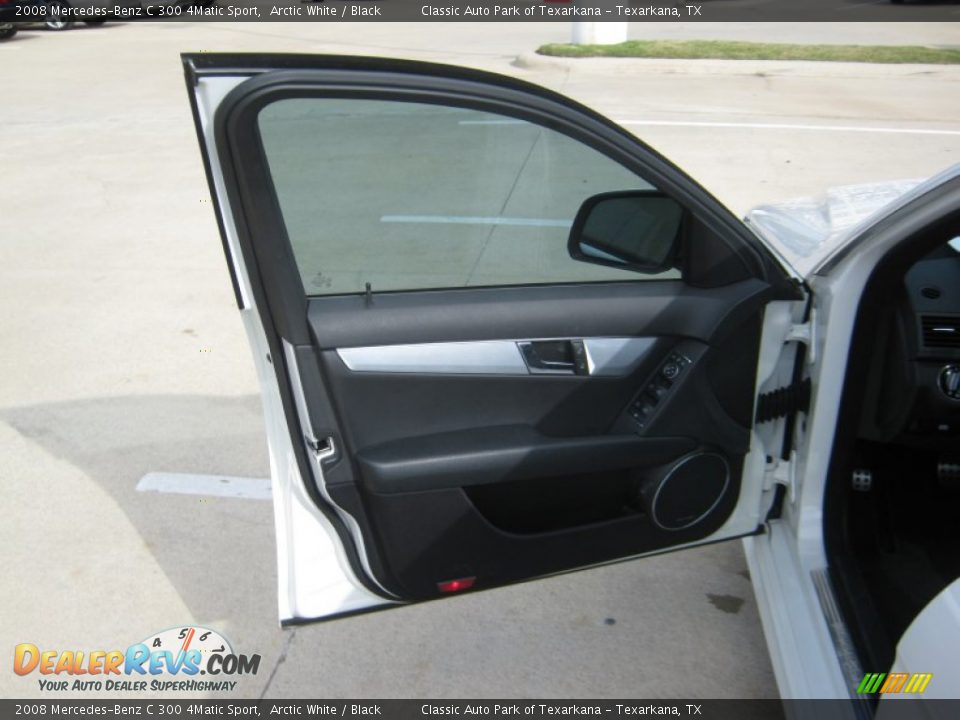 2008 Mercedes-Benz C 300 4Matic Sport Arctic White / Black Photo #16