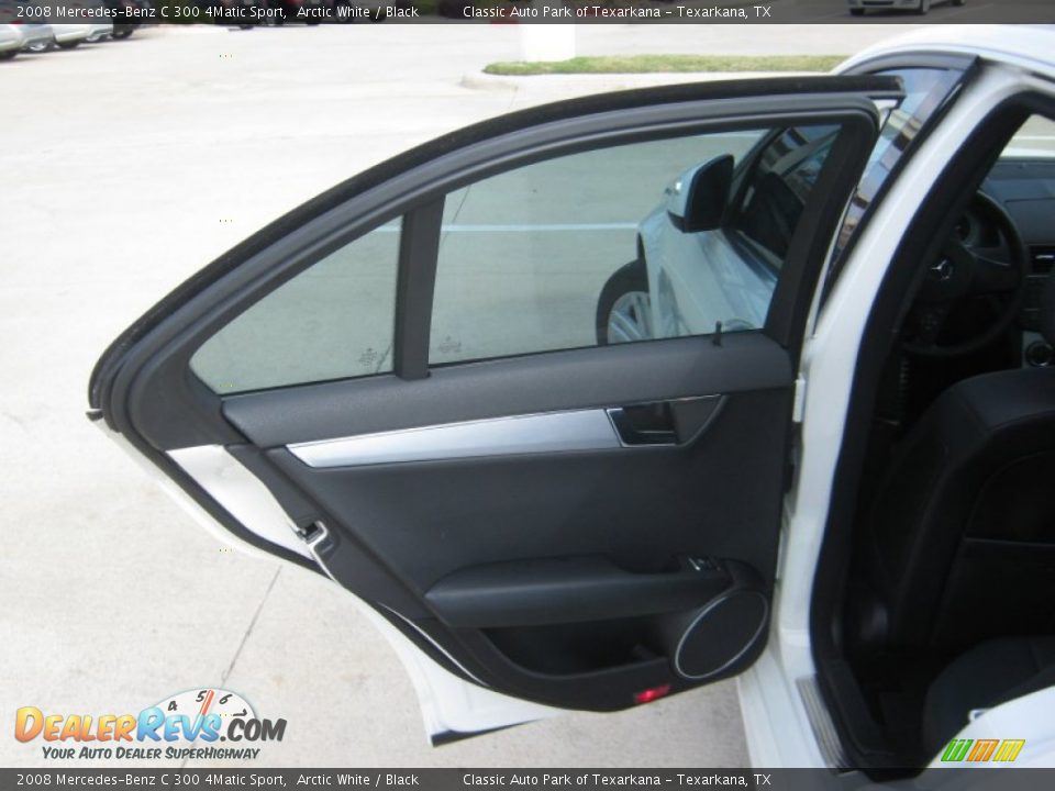 2008 Mercedes-Benz C 300 4Matic Sport Arctic White / Black Photo #18