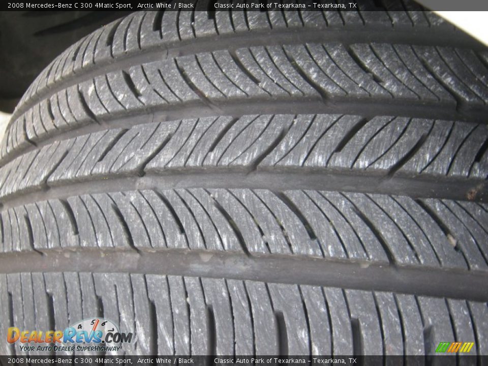 2008 Mercedes-Benz C 300 4Matic Sport Arctic White / Black Photo #22
