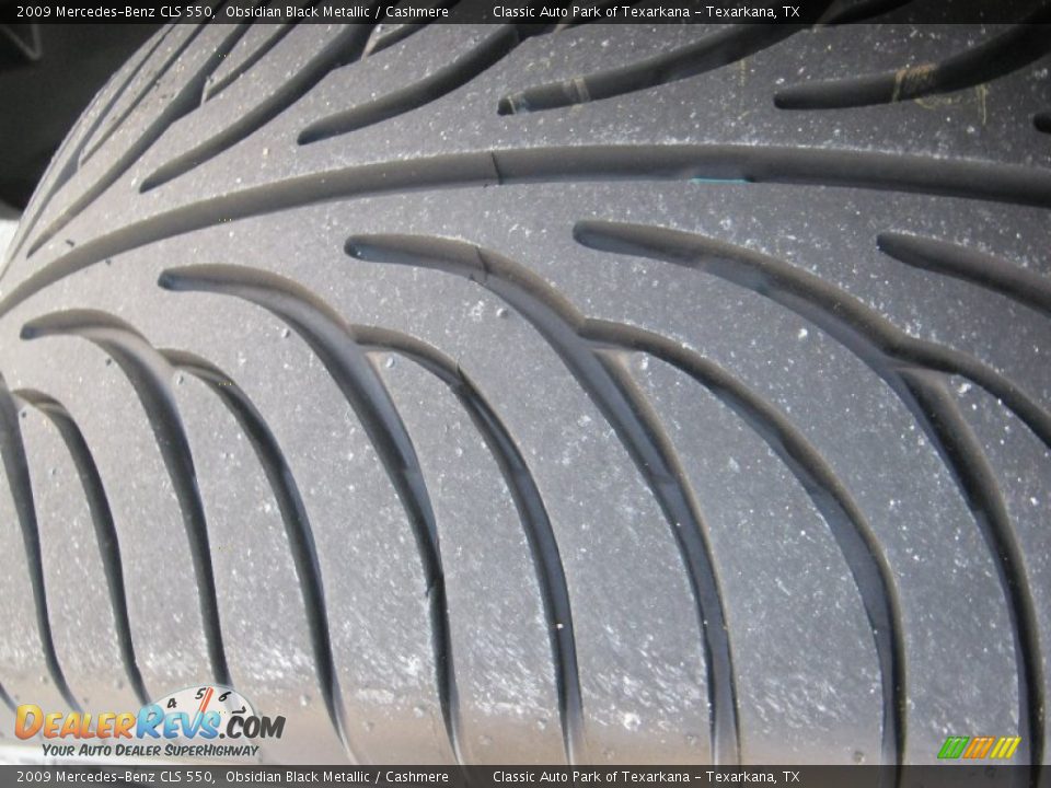 2009 Mercedes-Benz CLS 550 Obsidian Black Metallic / Cashmere Photo #22