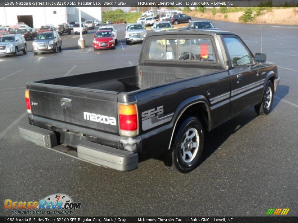 Black 1988 Mazda B-Series Truck B2200 SE5 Regular Cab Photo #3
