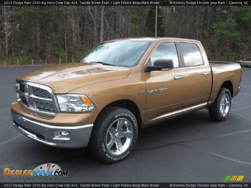 Saddle Brown Pearl 2012 Dodge Ram 1500 Big Horn Crew Cab 4x4 Photo #1