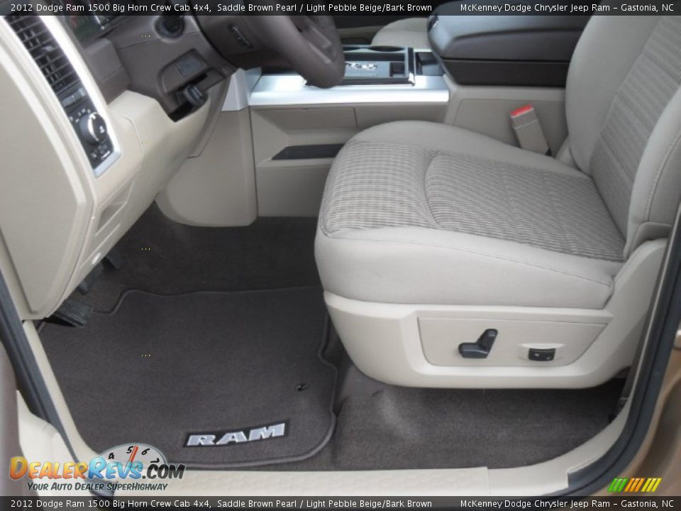 2012 Dodge Ram 1500 Big Horn Crew Cab 4x4 Saddle Brown Pearl / Light Pebble Beige/Bark Brown Photo #7
