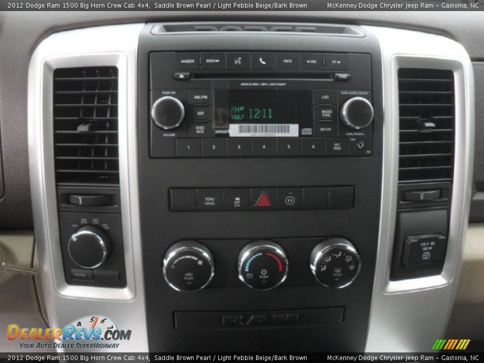 2012 Dodge Ram 1500 Big Horn Crew Cab 4x4 Saddle Brown Pearl / Light Pebble Beige/Bark Brown Photo #11