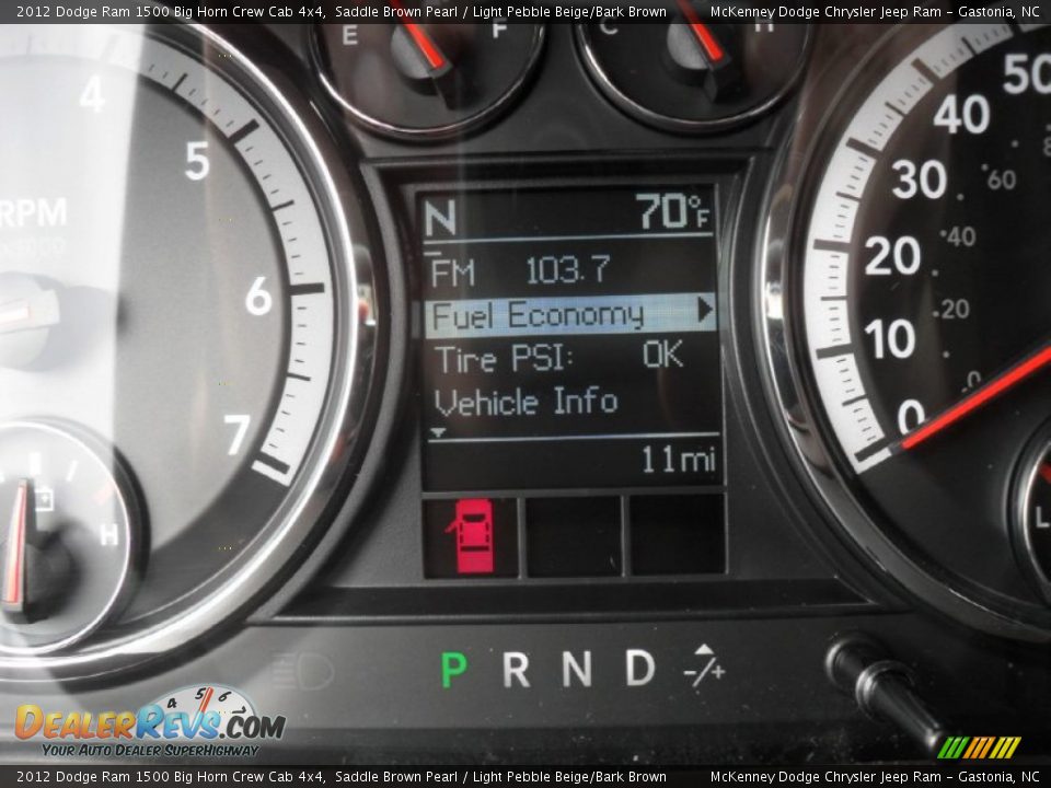 2012 Dodge Ram 1500 Big Horn Crew Cab 4x4 Saddle Brown Pearl / Light Pebble Beige/Bark Brown Photo #13
