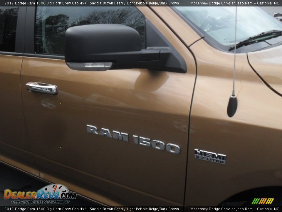 2012 Dodge Ram 1500 Big Horn Crew Cab 4x4 Saddle Brown Pearl / Light Pebble Beige/Bark Brown Photo #22